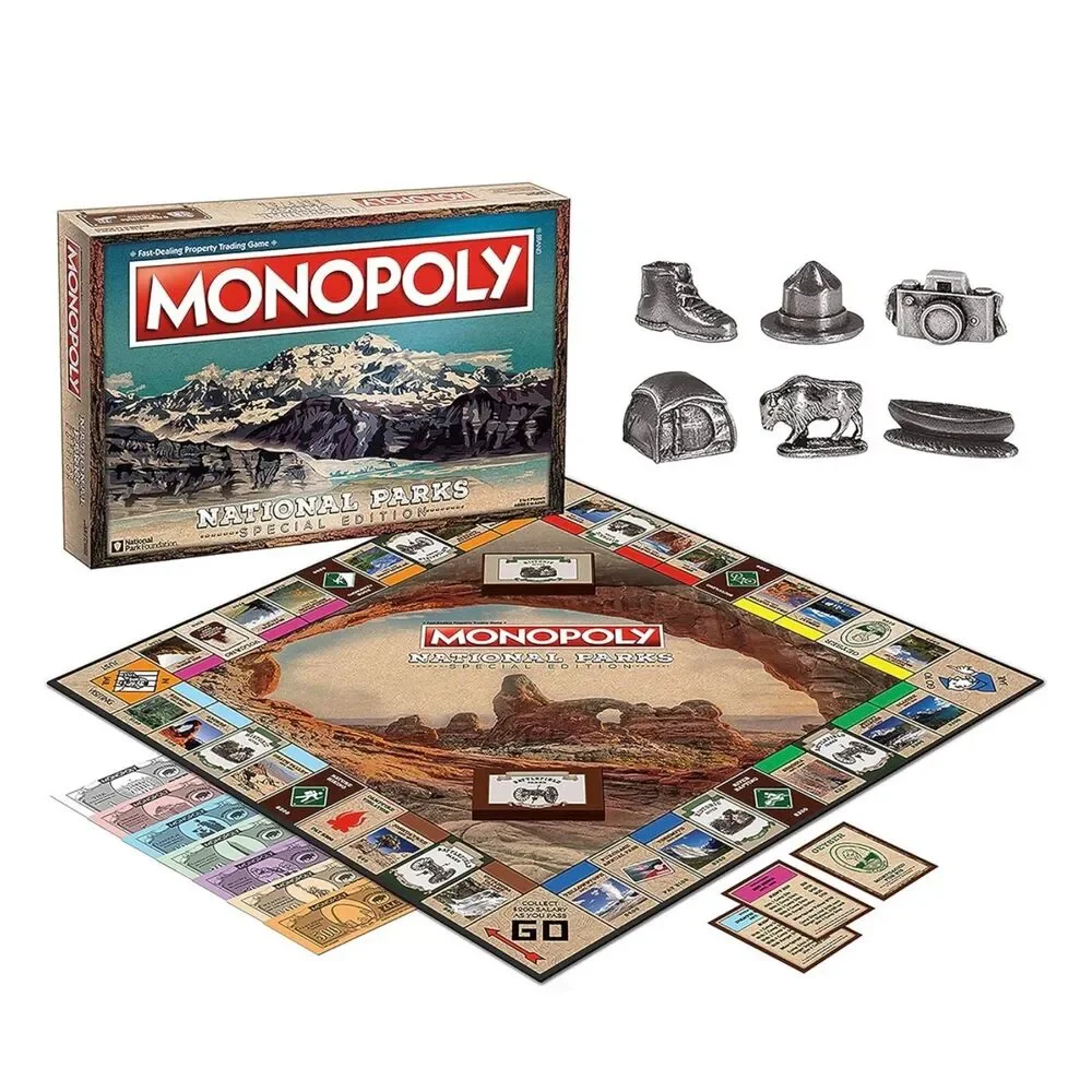 National Parks Monopoly 2020 Special Edition Collector Board Game NIB